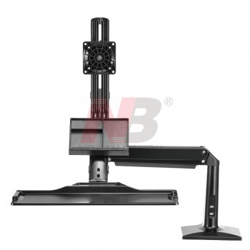 FC-35 人體工學氣壓升降電腦支架 35"FC35-B SIT/STAND DESK MOUNT (Black) [產品查詢及安裝前後事項,為保服務質素懇請各貴客前往我們的門市查詢！]