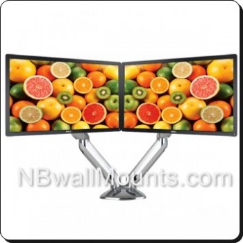 NORTHBAYOU 氣壓彈簧顯示器桌上支架 NORTHBAYOU Cantilever (適用於:  適合17吋-27吋 2部電視使用)型號:  NBF180  [產品查詢及安裝前後事項,為保服務質素懇請各貴客前往我們的門市查詢！]