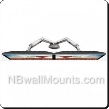 NORTHBAYOU 氣壓彈簧顯示器桌上支架 NORTHBAYOU Cantilever (適用於:  適合17吋-27吋 2部電視使用)型號:  NBF180  [產品查詢及安裝前後事項,為保服務質素懇請各貴客前往我們的門市查詢！]