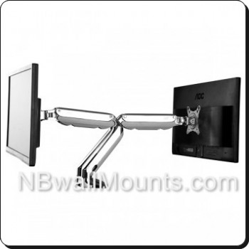 NORTHBAYOU 氣壓彈簧顯示器桌上支架 NORTHBAYOU Cantilever (適用於:  適合17吋-27吋 2部電視使用)型號:  NBF180  [產品查詢及安裝前後事項,為保服務質素懇請各貴客前往我們的門市查詢！]