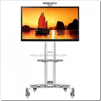 NB 特別流動車架 AVF1500-60-1P White(適合電視40-60吋) 主材料鋁架[產品查詢及安裝前後事項,為保服務質素懇請各貴客前往我們的門市查詢！]